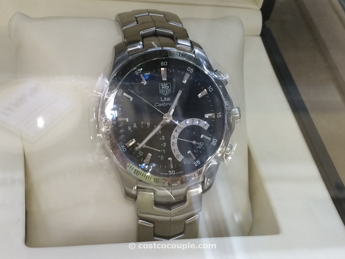 Tag Heuer Link Black Dial Chronograph Costco 1