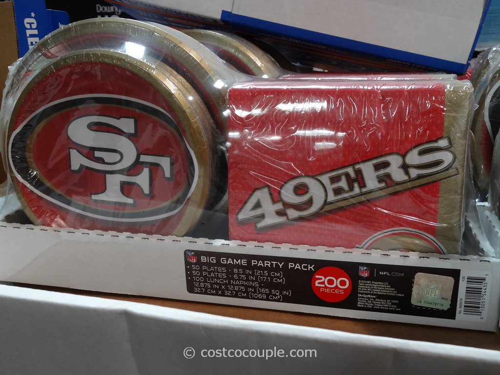 Nfl Partyware NFL 49ers Big Game Party Pack
