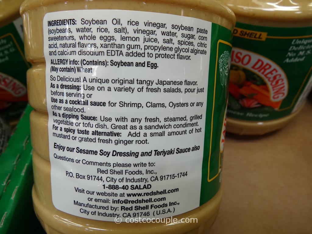 Red Shell Japanese Miso Dressing