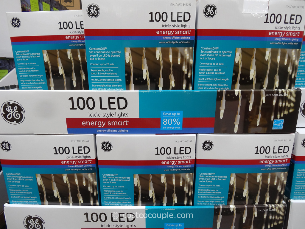 GE Energy Smart IcicleStyle LED Lights