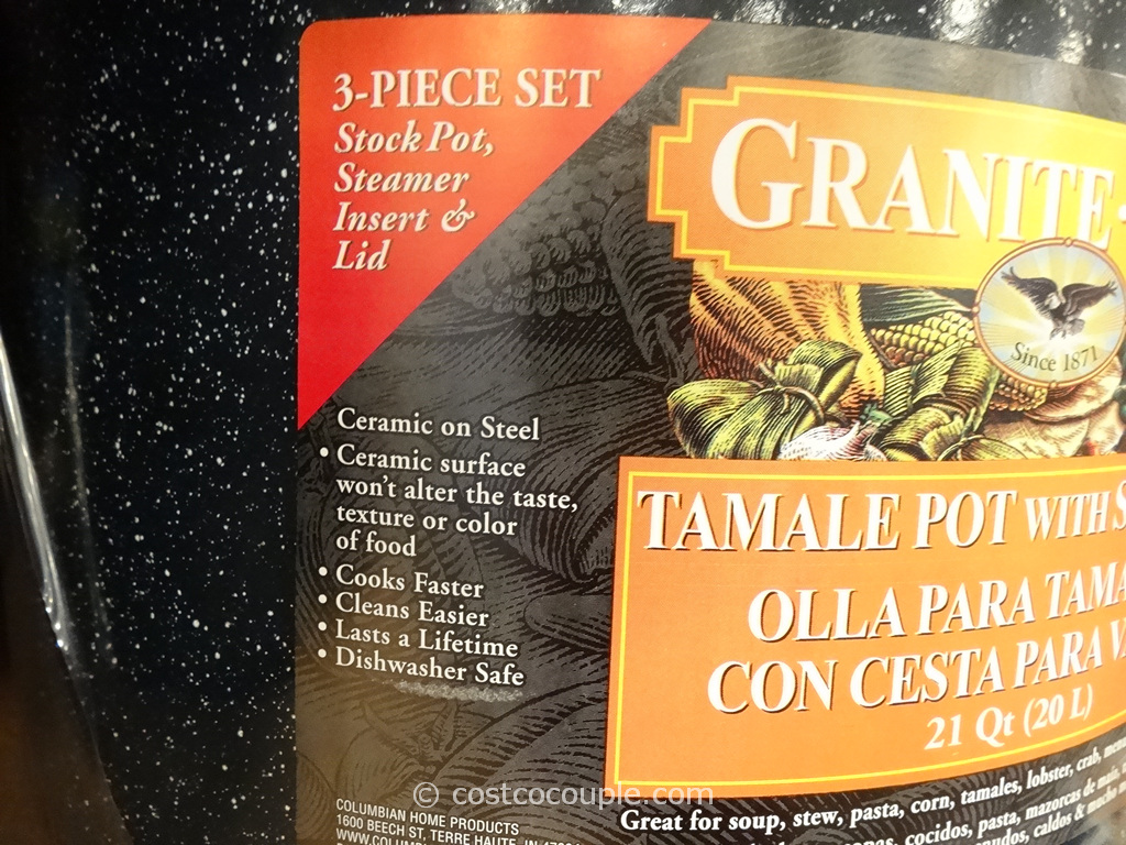 Granite Ware 21 Qt Steamer Pot