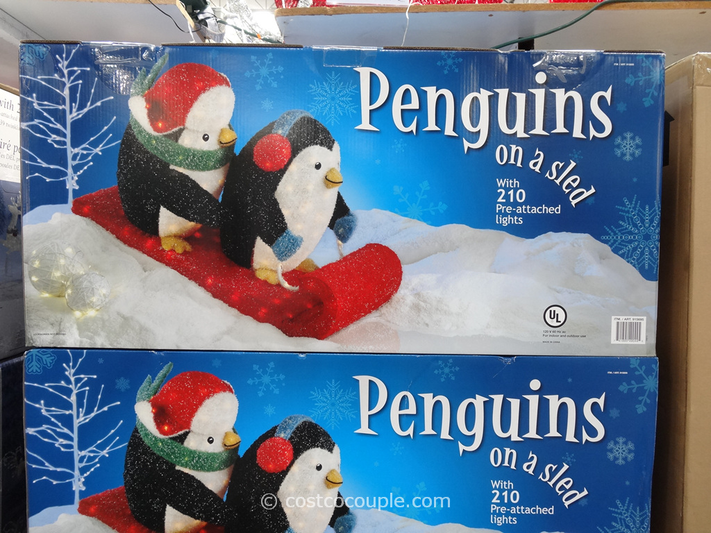 Penguins On A Sleigh Costco 1
