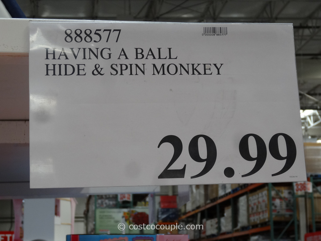 Bright Starts Hide N Spin Monkey