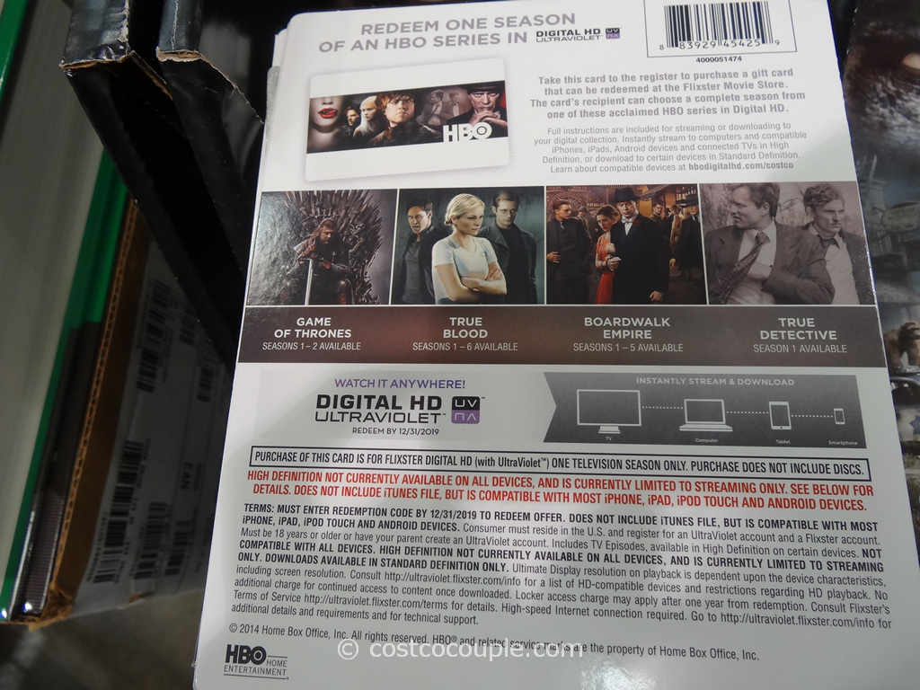 hbo select digital copy