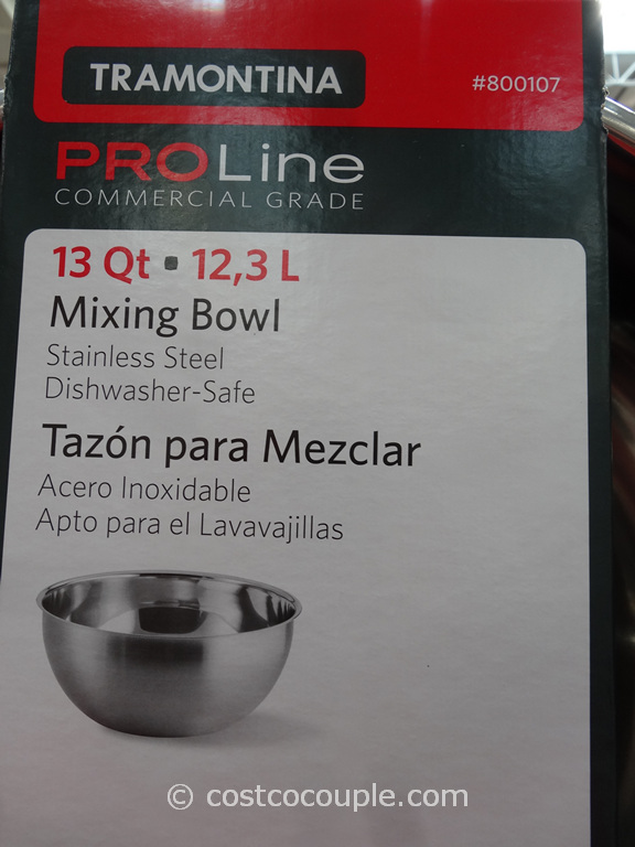 Tramontina Proline 13Qt Stainless Steel Mixing Bowl