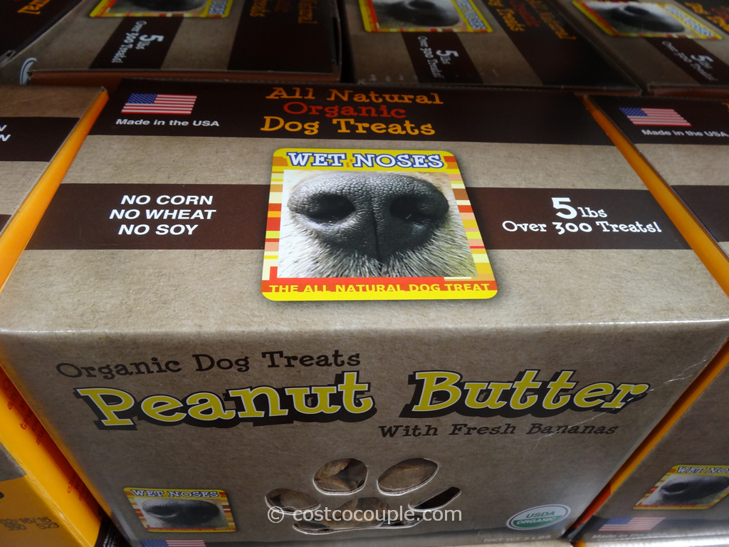 Wet Noses Organic Peanut Butter and Banana Dog Treats