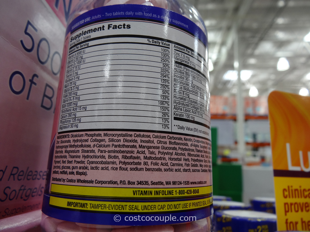 Kirkland Signature Hair Skin Nails