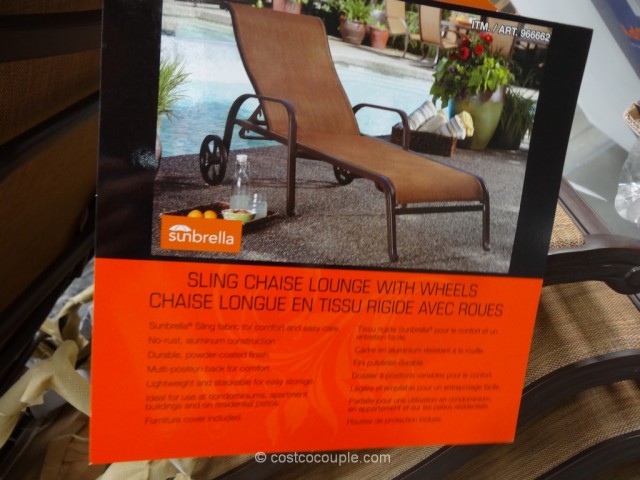 Agio International Sling Chaise Lounge