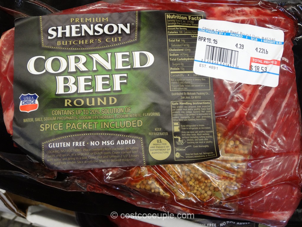 Shenson Corned Beef Round