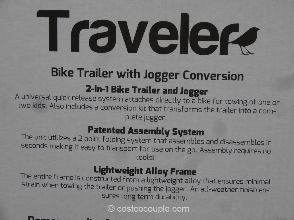 SMS Everyday Traveler Bike Trailer Kit
