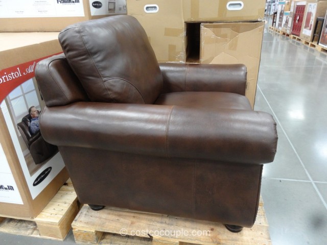 Marks And Cohen Savoy Leather Chair, Brown Leather Chairs Costco