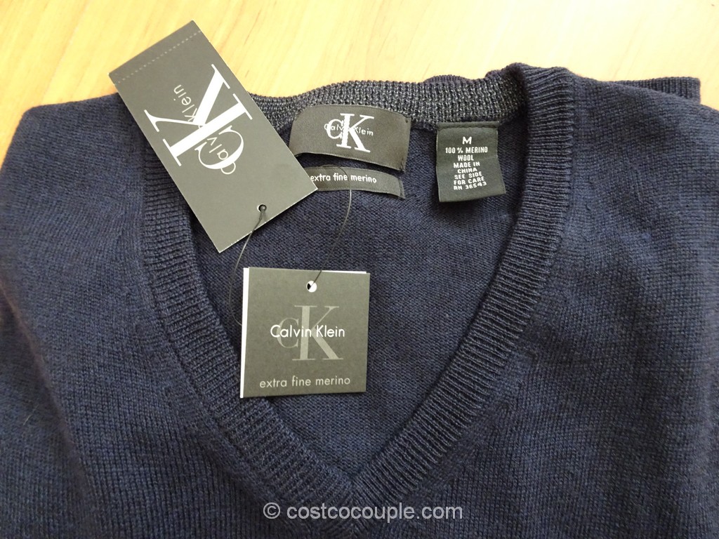 Calvin Klein - Fine Merino Wool Blend Quarter Zip Sweater main image 1