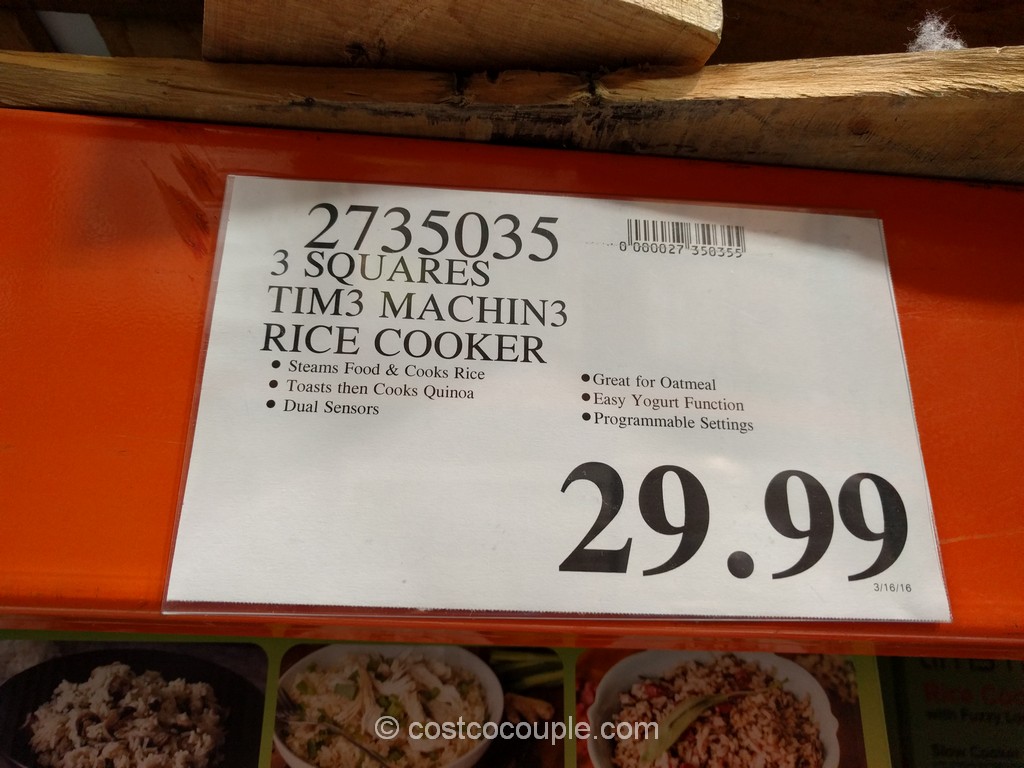3 Squares Tim3 Machin3 Rice Cooker