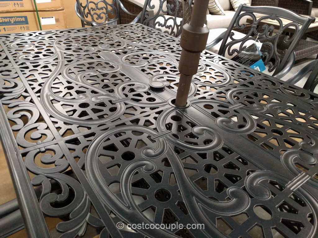 9-Piece Cast Aluminum Dining Set