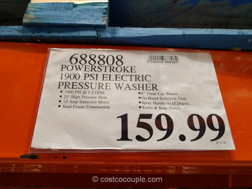 Powerstroke 1900 PSI Electric Pressure Washer