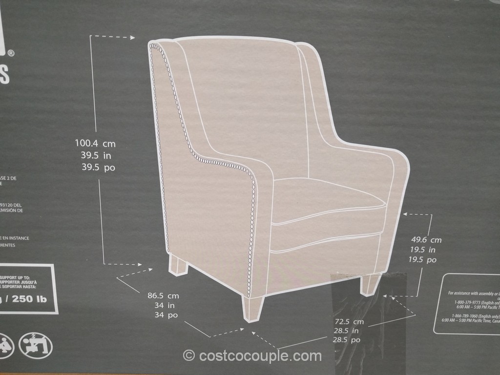 True Innovations Fabric Accent Chair