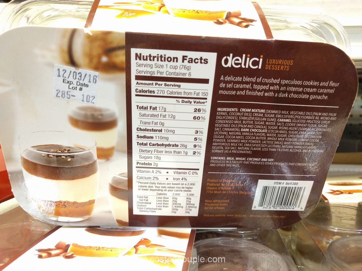 Delici Sea Salt Caramel Mousse