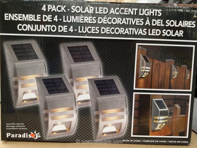 Solar Led Post Lights, Solar Post Lights Costco