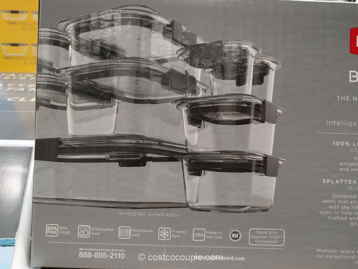 Rubbermaid Brilliance Food Storage Set