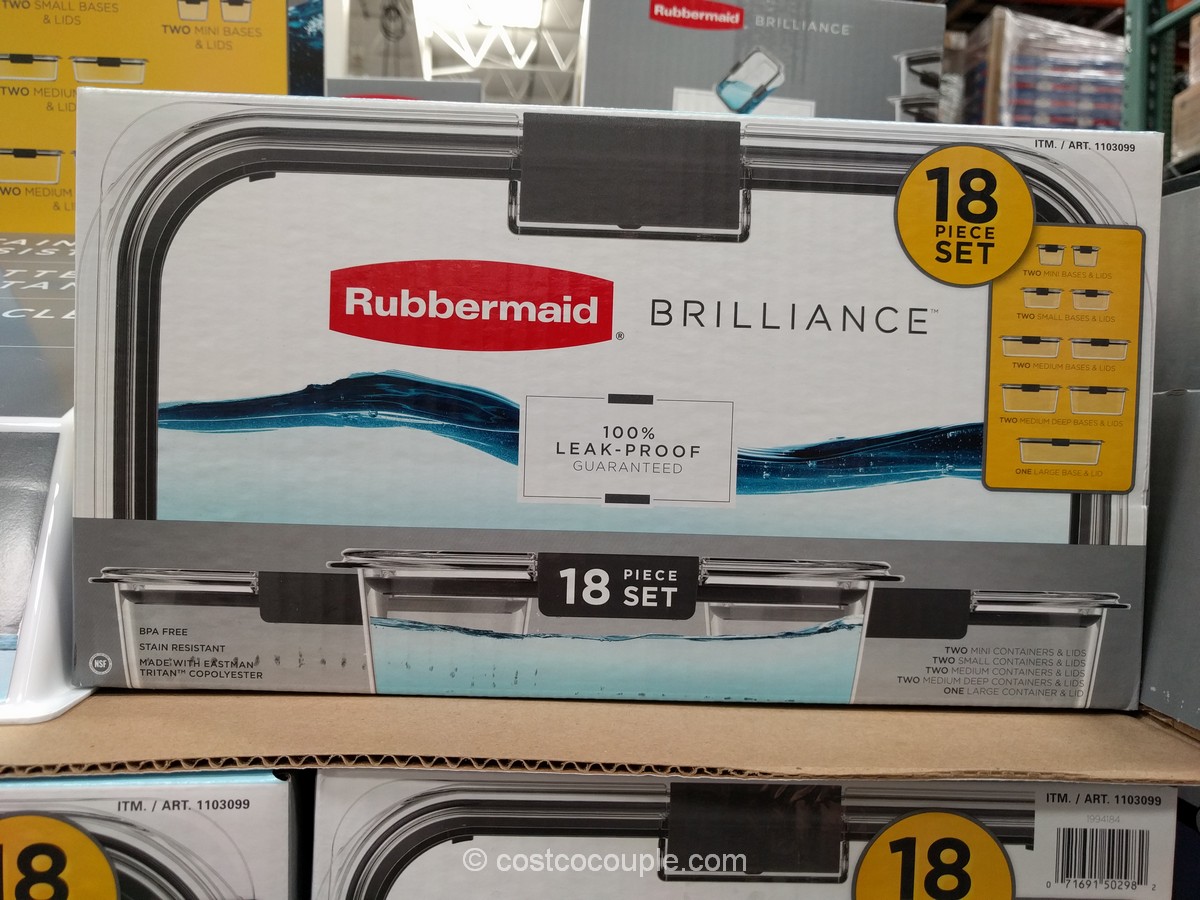 Rubbermaid Brilliance Food Storage Set
