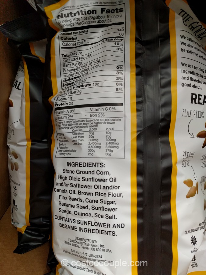 Food Should Taste Good Multigrain Tortilla Chips