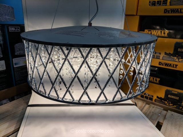 Design Solution 6 Light Adjustable Pendant - Dsi 15 Dimmable Crystal Led Ceiling Light Costco