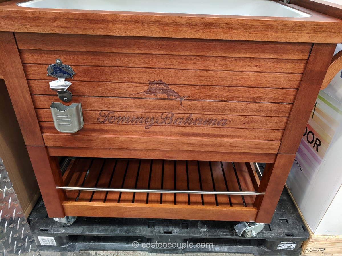 Tommy Bahama Wood Cooler
