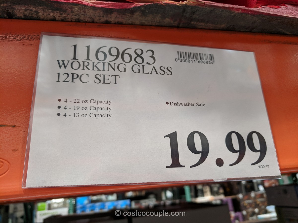 Luminarc Working Glass Set