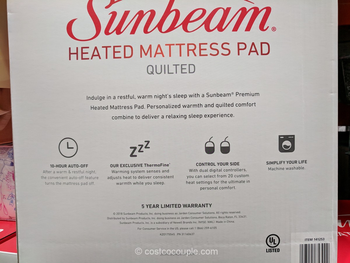 Sunbeam Heated Mattress Pad