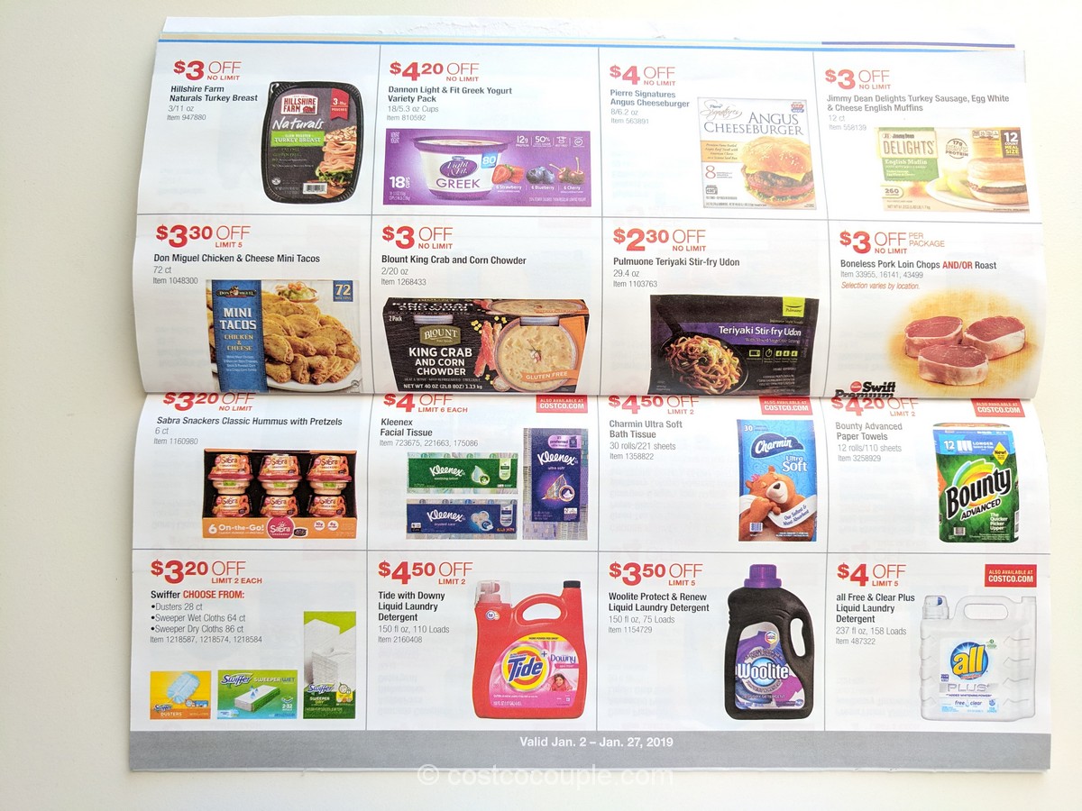 Costco January 2019 Coupon Book 01/02/19 to 01/27/19
