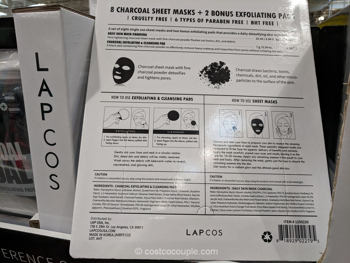 Lapcos Charcoal Sheet Mask