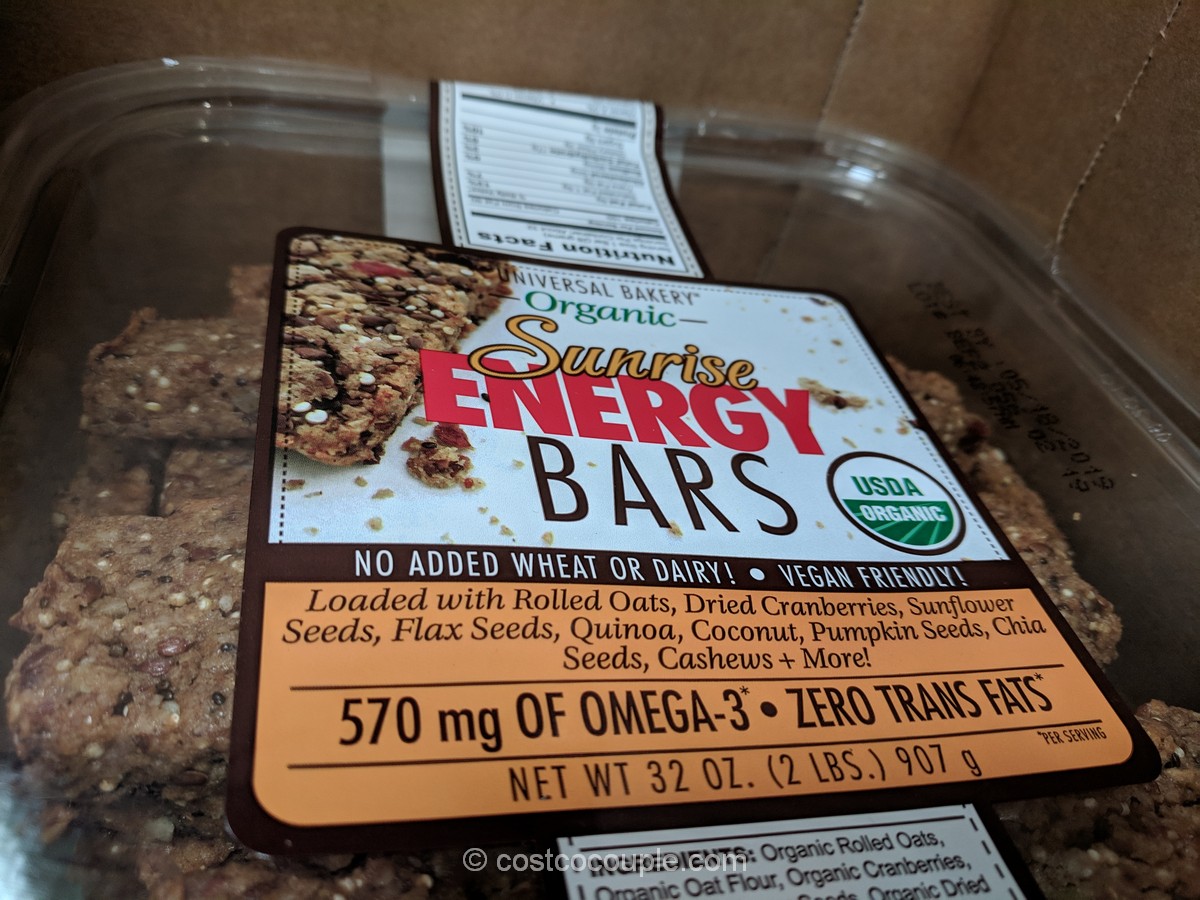 Organic Sunrise Energy Bars