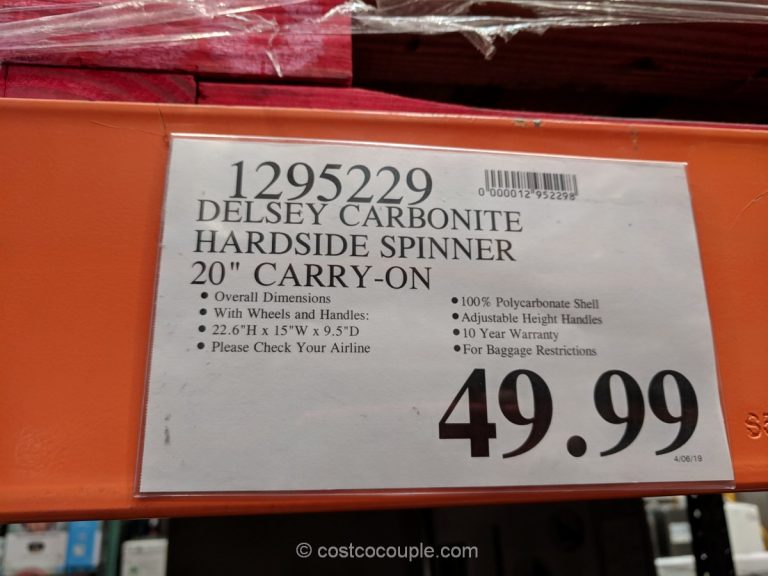 Delsey Carbonite 20Inch Hardside Spinner