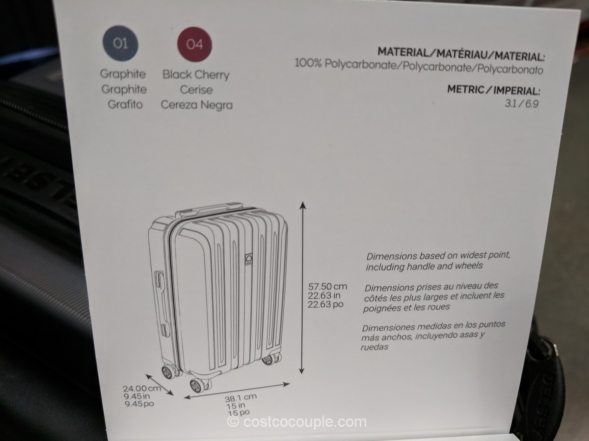 Delsey Carbonite 20Inch Hardside Spinner