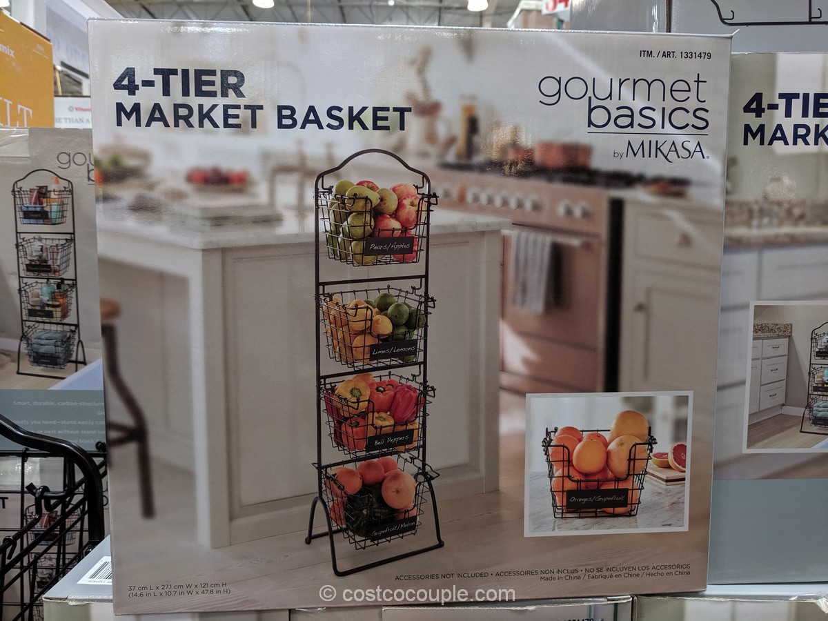 Gourmet Basics by Mikasa 4Tier Market Basket