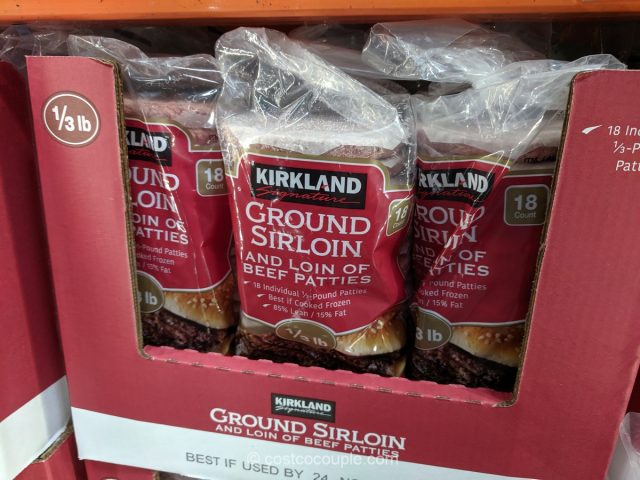 Kirkland Signature Ground Sirloin Beef Patties, 1/3 Lb, 56% OFF
