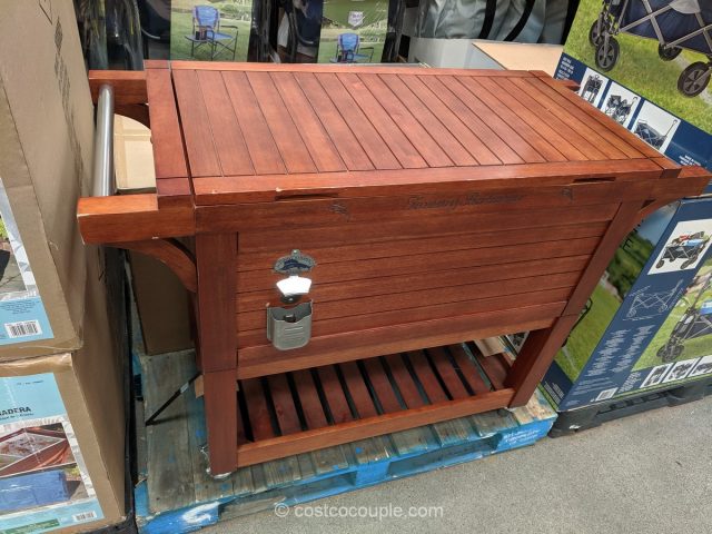 Tommy Bahama Rolling Wood Cooler