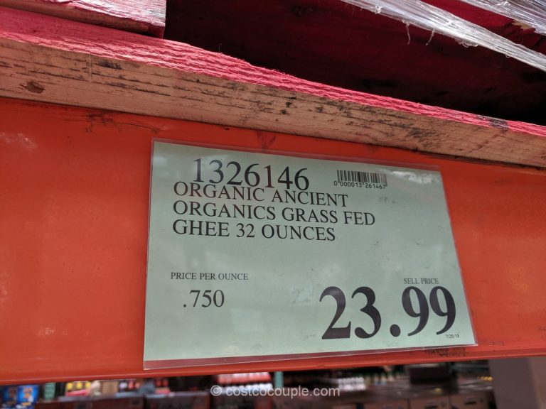 Ancient Organics Grass Fed Organic Ghee