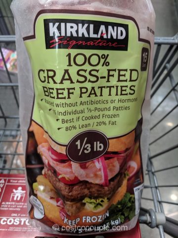 Kirkland Signature Grass-Fed Beef Patties, 1/3 Lb Patty, 15, 60% OFF
