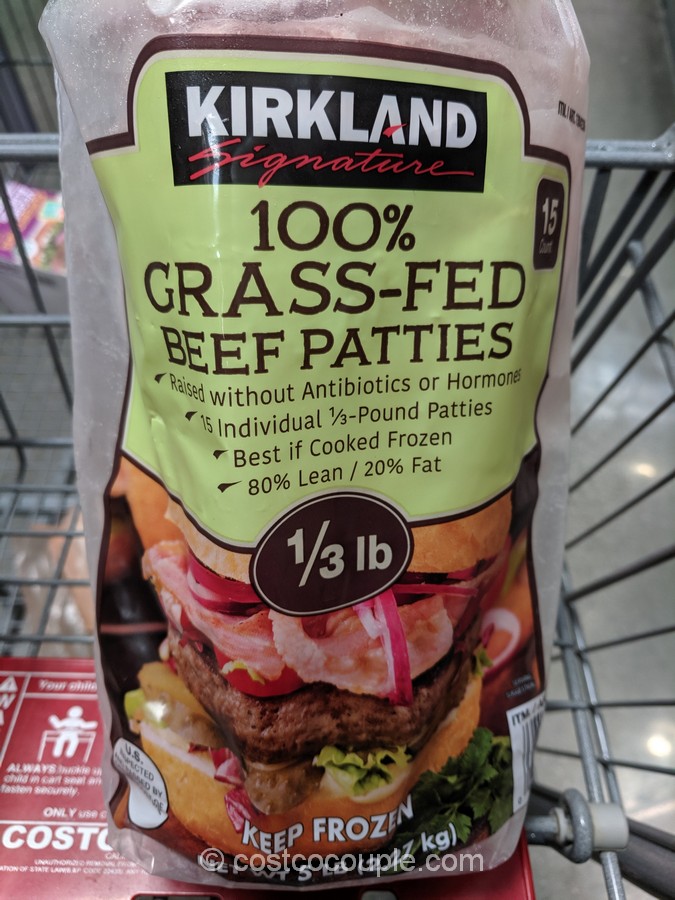 Kirkland Signature Grass-Fed Beef Patties