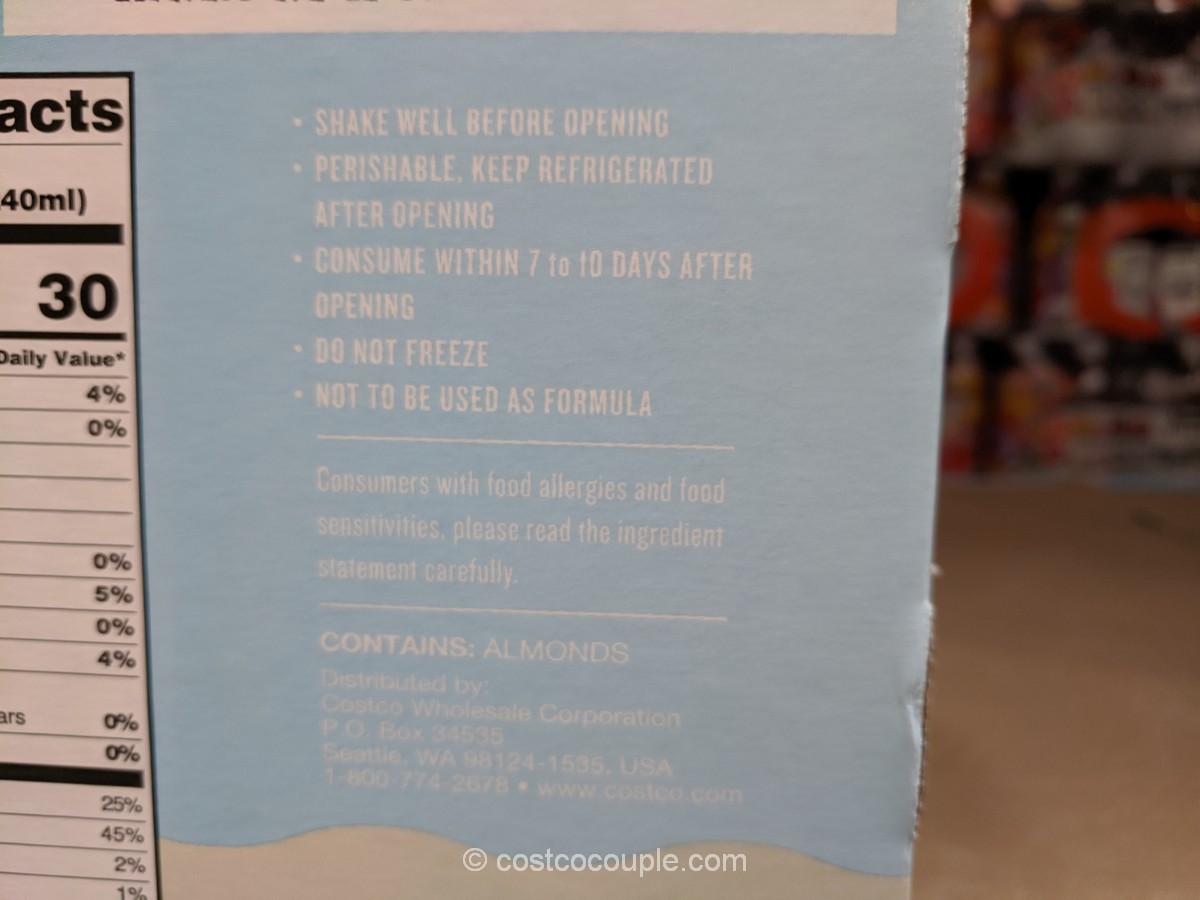 Kirkland Signature Unsweetened Almond NonDiary Beverage