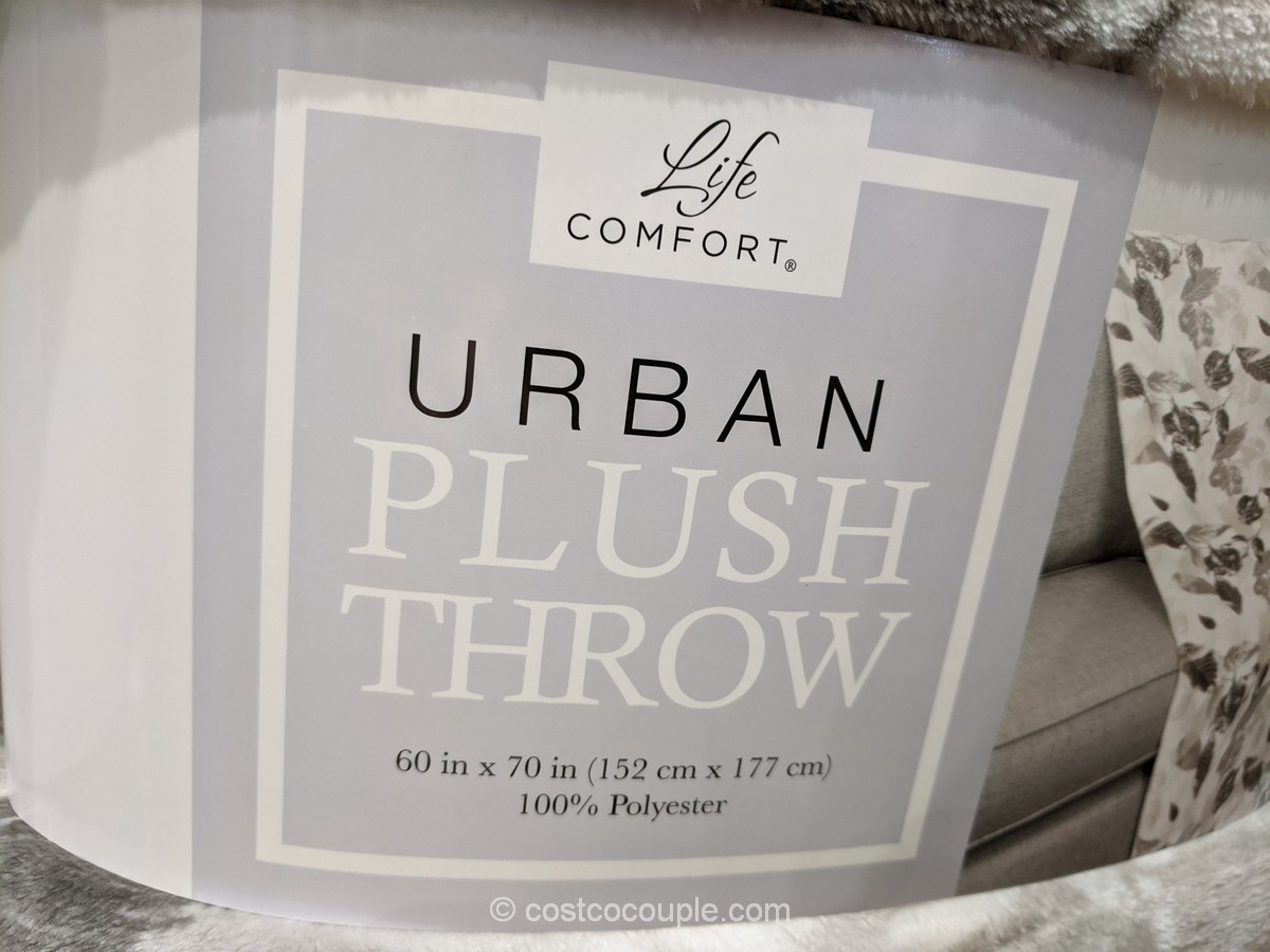 Life Comfort Urban Plush Throw
