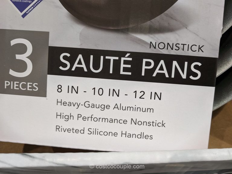 Tramontina 3Piece Nonstick Saute Pans