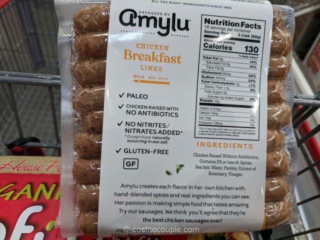 Amylu Chicken Breakfast Links