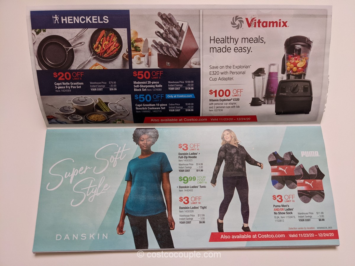 Costco December 2020 Coupon Book 11/23/20 To 12/24/20